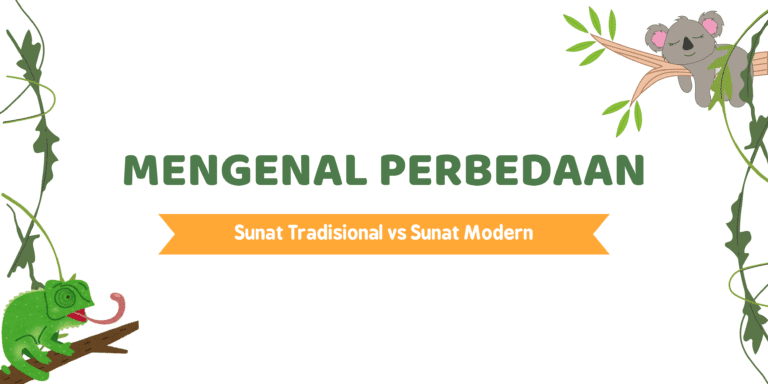 perbedaan sunat tradisional vs sunat modern